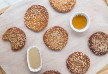 Εύκολα μπισκότα με μέλι & ταχίνι: χωρίς ζάχαρη & χωρίς γλουτένη