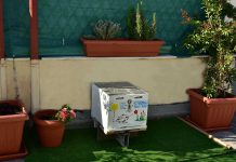 Τοποθέτηση κυψέλης στην ταράτσα του Δημαρχείου Ν. Μουδανιών